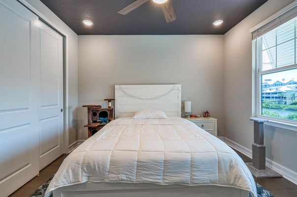 Bedroom, Interior, Recessed Lighting