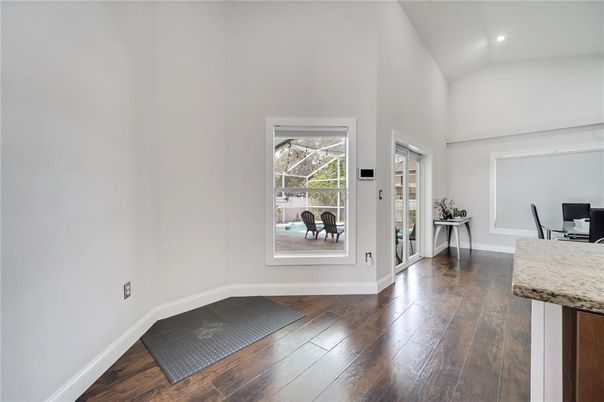 Interior, Recessed Lighting, Wood Texture Flooring