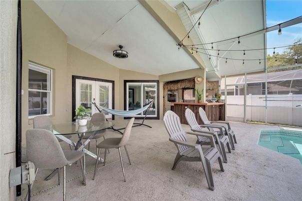 Dining room, Interior, Pool