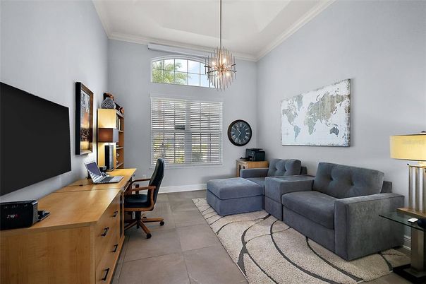 Home Office, Interior, Pendant Lights