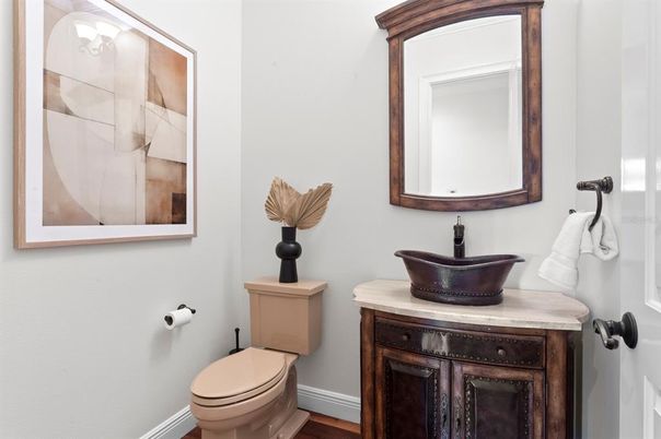 Bathroom, Interior, Wood Texture Flooring