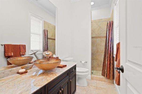 Bathroom, Interior, Recessed Lighting
