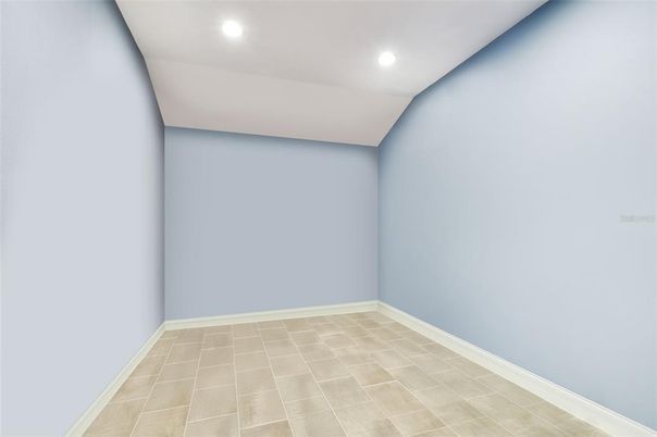 Empty room, Interior, Recessed Lighting
