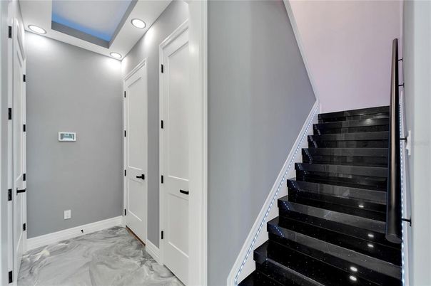 Interior, Marble, Recessed Lighting