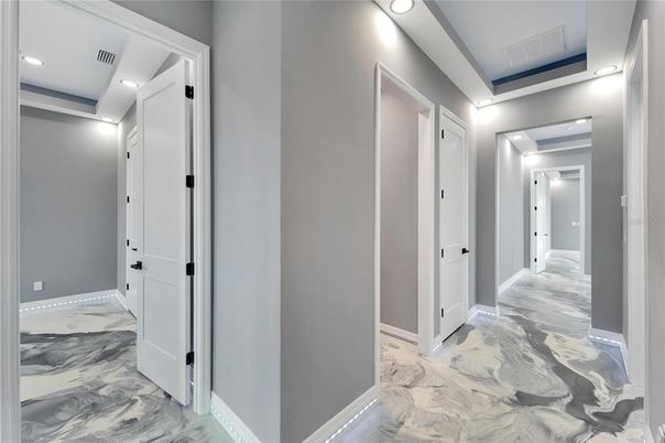 Interior, Marble, Recessed Lighting