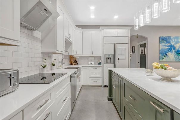 Interior, Kitchen, Recessed Lighting, Stainless Steel Appliances