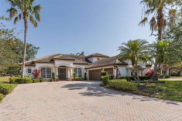 Attached, Backyard, Exterior, Facade, Mediterranean