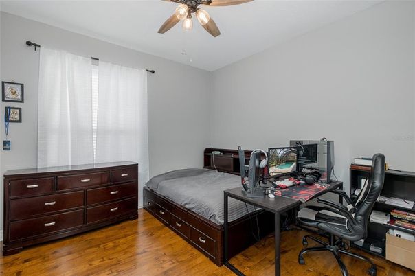 Bedroom, Home Office, Interior, Wood Texture Flooring