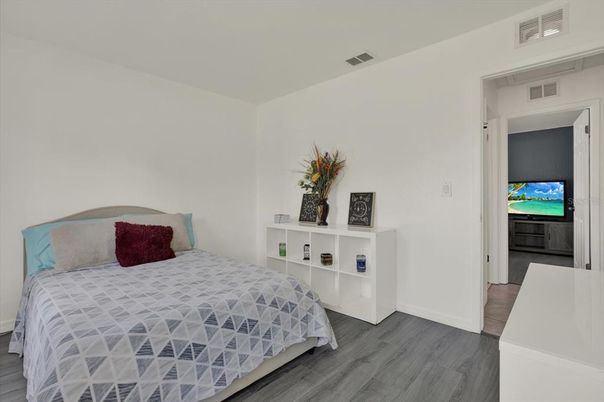 Bedroom, Interior, Wood Texture Flooring