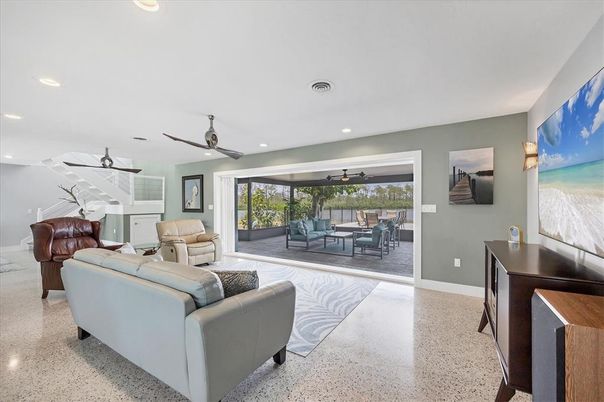 Interior, Living room, Recessed Lighting