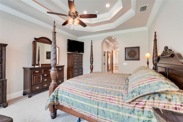 Bedroom, Interior, Recessed Lighting