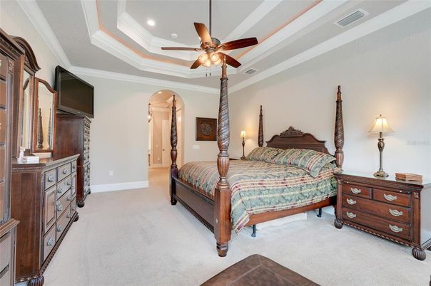 Bedroom, Interior, Recessed Lighting