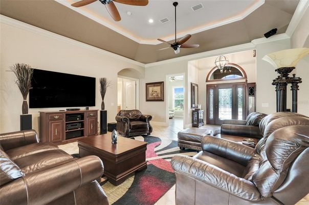 Interior, Living room, Recessed Lighting