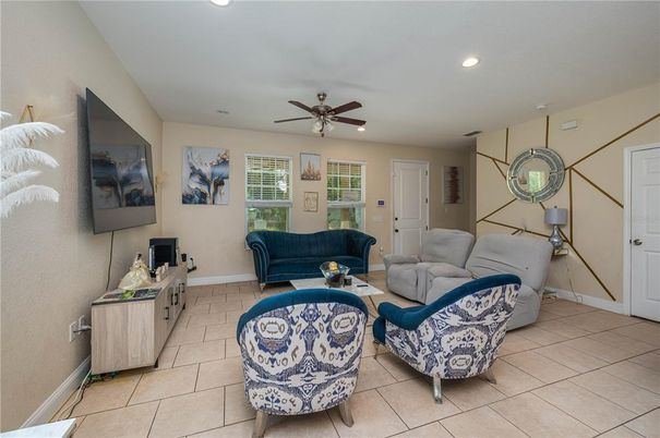Interior, Living room, Recessed Lighting