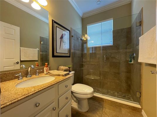 Bathroom, Glass Shower, Interior