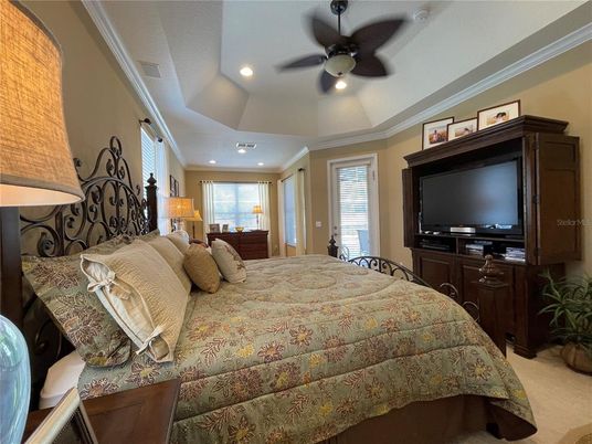 Bedroom, Interior, Recessed Lighting