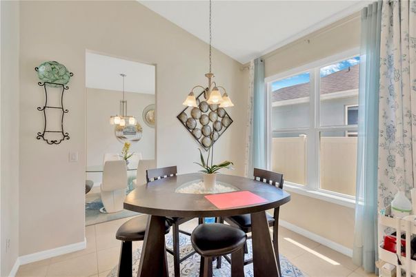 Dining room, Interior, Pendant Lights