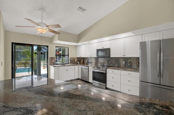 Interior, Kitchen, Recessed Lighting, Stainless Steel Appliances