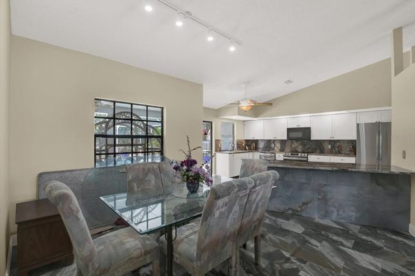 Dining room, Interior, Kitchen, Stainless Steel Appliances