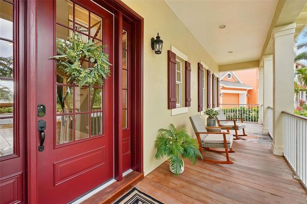 Exterior, Wood Texture Flooring