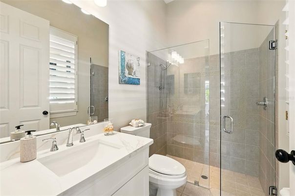 Bathroom, Glass Shower, Interior