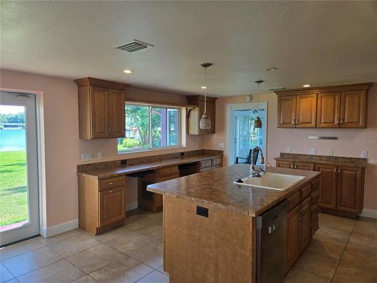 Interior, Kitchen, Pendant Lights, Recessed Lighting