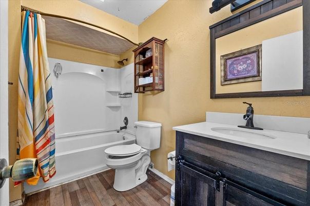 Bathroom, Interior, Wood Texture Flooring