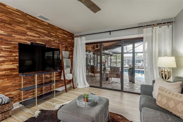 Interior, Living room, Wood Texture Flooring, Wooden Walls