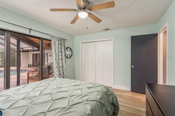 Bedroom, Interior, Wood Texture Flooring