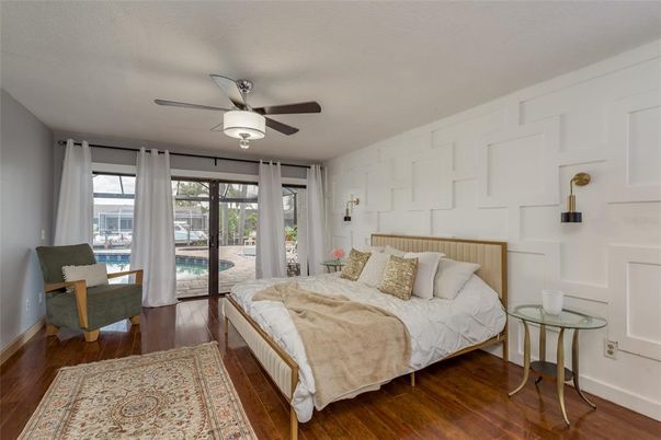 Bedroom, Interior, Wood Texture Flooring