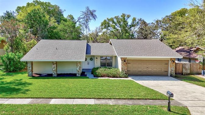 Attached, Backyard, Exterior, Facade, Ranch