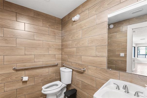 Bathroom, Interior, Wooden Walls
