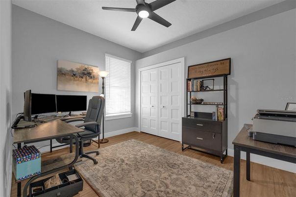 Home Office, Interior, Wood Texture Flooring