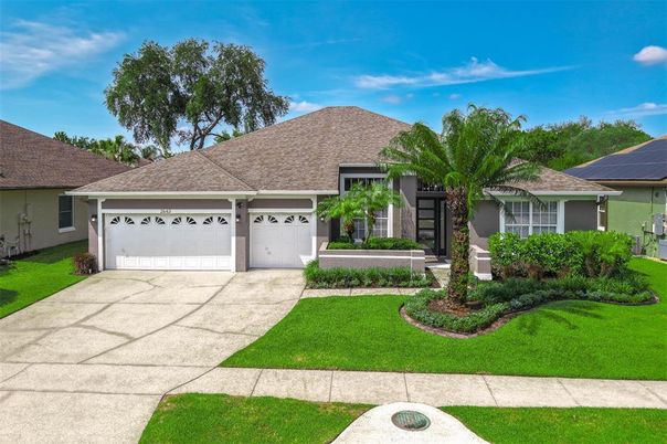 Attached, Exterior, Facade, Solar Panels, Ranch