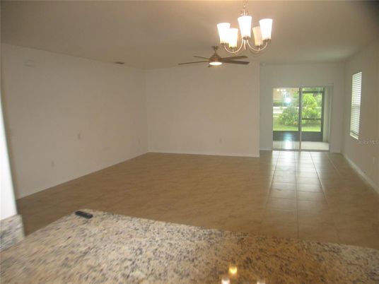 Chandelier, Empty room, Interior