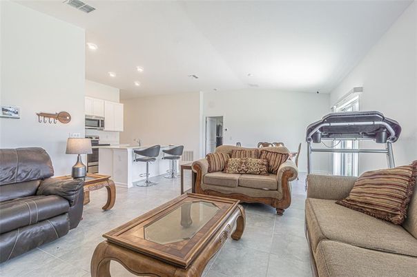 Interior, Kitchen, Living room, Recessed Lighting