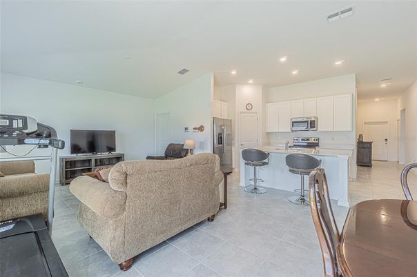 Interior, Kitchen, Living room, Recessed Lighting