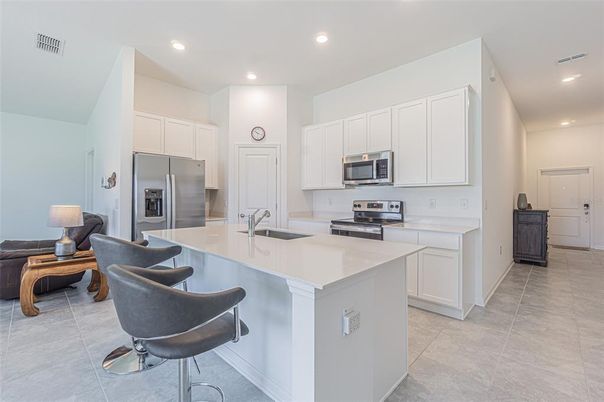 Interior, Kitchen, Recessed Lighting, Stainless Steel Appliances