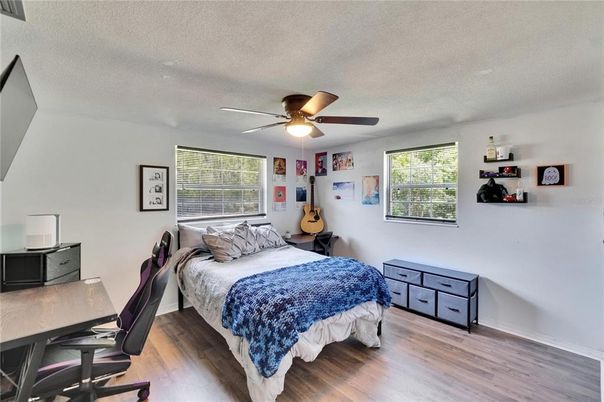 Bedroom, Home Office, Interior, Wood Texture Flooring