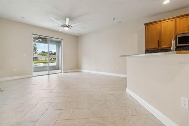 Empty room, Interior, Marble, Recessed Lighting