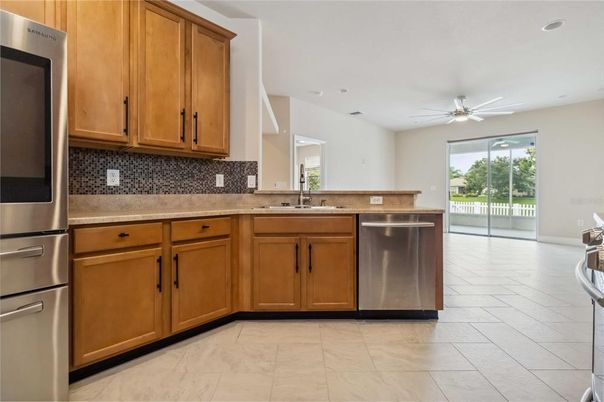 Interior, Kitchen, Recessed Lighting, Stainless Steel Appliances