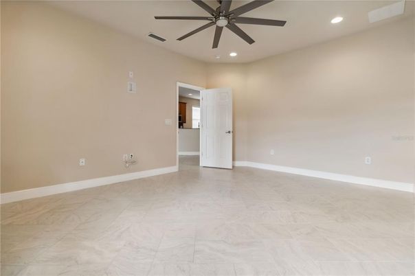 Empty room, Interior, Marble, Recessed Lighting