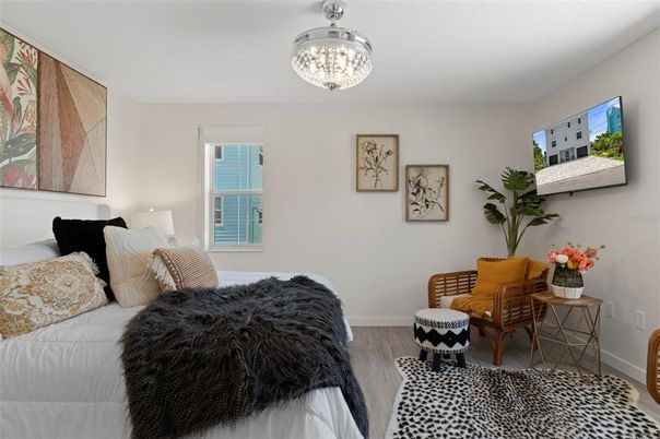 Bedroom, Interior, Wood Texture Flooring