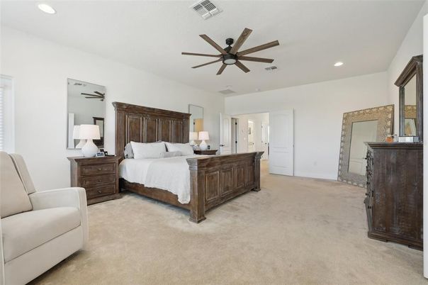 Bedroom, Interior, Recessed Lighting