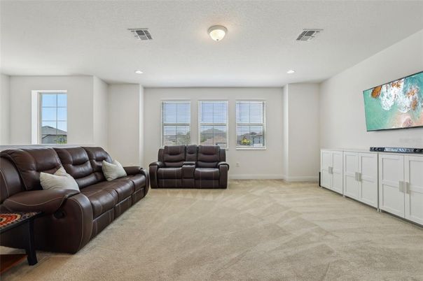 Interior, Living room, Recessed Lighting