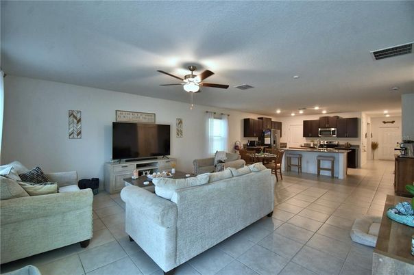 Dining room, Interior, Kitchen, Living room, Recessed Lighting, Stainless Steel Appliances