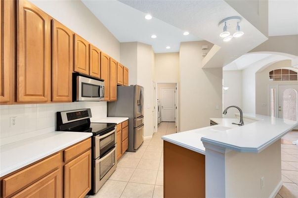 Interior, Kitchen, Recessed Lighting, Stainless Steel Appliances