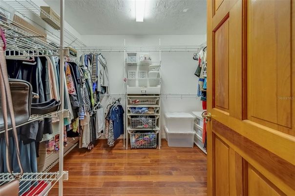 Interior, Walk-in Closets, Wood Texture Flooring