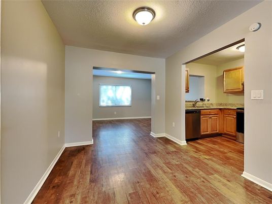 Empty room, Interior, Kitchen, Wood Texture Flooring