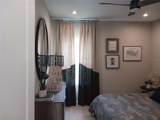 Bedroom, Interior, Recessed Lighting